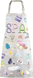 MBMSO SPA Apron with Pockets SPA Massage Gifts SPA Apron for Aesthetician Gifts Massage Therapist Masseuse Masseur Gift Apron