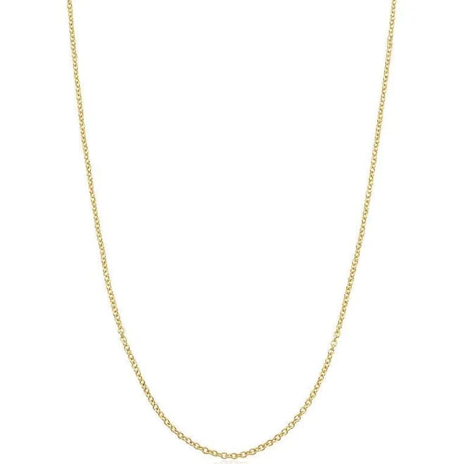 Womens Chain Elegant - 14k Gold Filled Cable Chain Necklace, Spring Ring Clasp