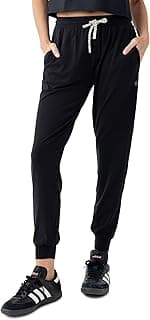 Women's Studio Jogger Pants – Mid-Rise Lightweight Athletic Joggers with Pockets – Modal Activewear for Women