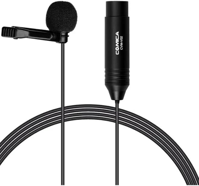 Comica CVM-V02C Cardioid Lavalier Microphone
