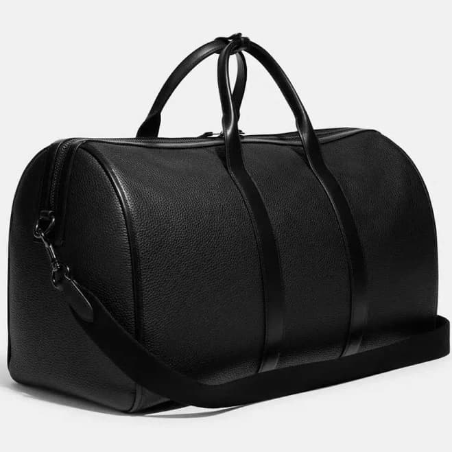 Coach Leather Duffel Bag - New Men | Color: Black | Size: m