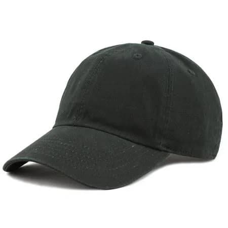 Newhattan Plain Cotton Adjustable Baseball Cap