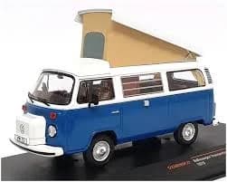 VW T2 Westfalen 1978 Blue / White