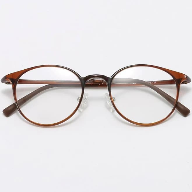 TXOME Yuri Vintage Round Frame Glasses