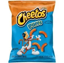 Cheetos Cheese Flavored Snacks Puffs