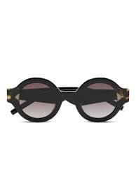 Kaleos Swiney round-frame Sunglasses | Black | FARFETCH BE