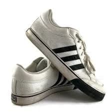 adidas Shoes Mens 14 White Black Americana Low Top Sneakers 3-Stripe G09001
