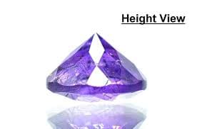 7X7 MM Moroccan Amethyst Rutilated With Sparkling Hematite Inclusions & Golden C | eBay