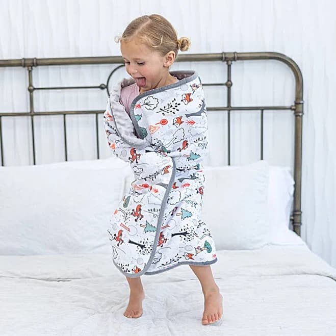 HuggaBuddies Fox Blankie Baby Blanket
