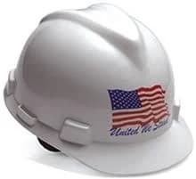 MSA Men's American Freedom Series V-Gard Hard Hat