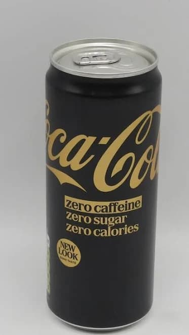 TEST CAN Coca-Cola Zero Caffeine 330ml can, France, SLEEVED/WRAPPED