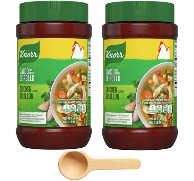 Knorr Chicken Flavor Bouillon Caldo De Pollo 32oz (pack Of 2) +