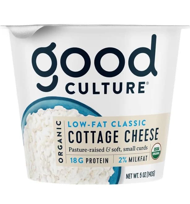 Good Culture Cottage Cheese Low- Fat Classic Organic 5.3 Ounces