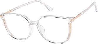 Clear Geometric Glasses #2036923 | Zenni Optical