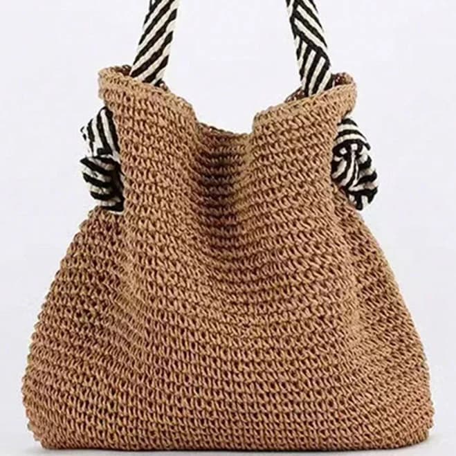 Straw Woven Large Capacity Tote Bag