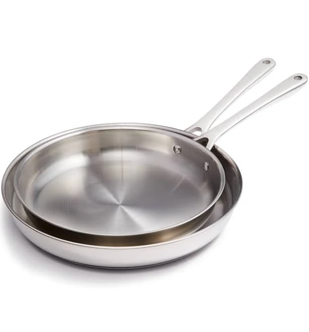 Macy's The Cellar Open Fry Pan Set of 2