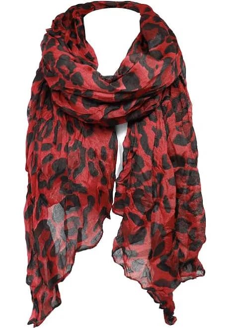 KMystic Classic Leopard Print Scarf