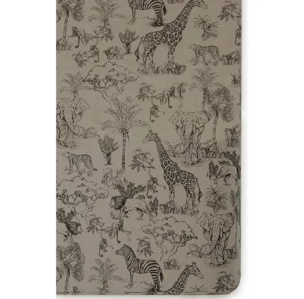 Oilo Print Organic Cotton Muslin Crib Sheet
