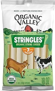 Stringles® Organic Mozzarella String Cheese Sticks, 18 oz