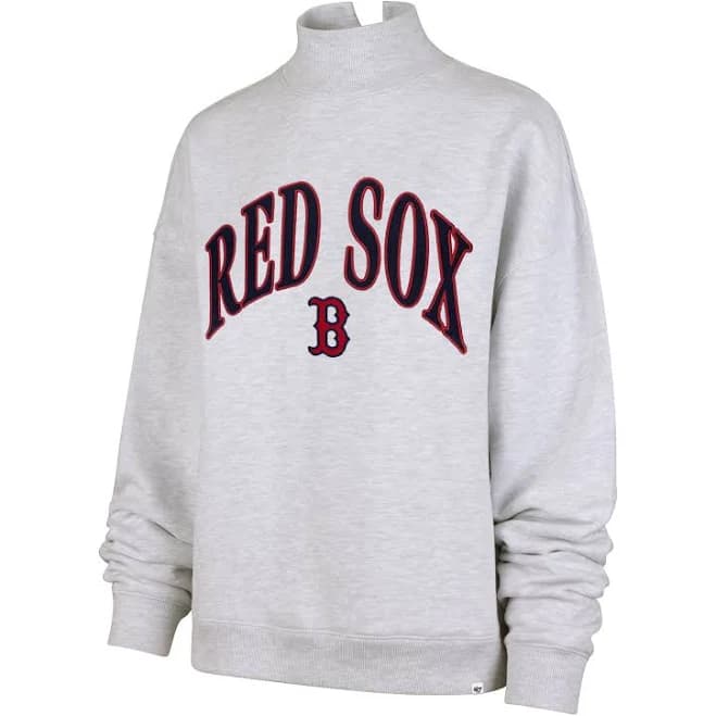 '47 Brand Boston Red Sox Women's Vantage Mock Neck Pullover