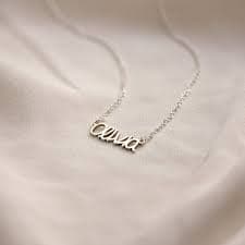 Pixie Name Necklace - Silver - Oak & Luna