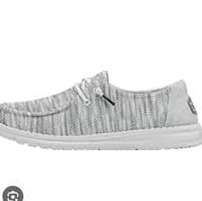 Hey Dude | Shoes | Hey Dude Stone White Moccasins Lightweight Slipon | Poshmark