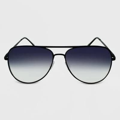 Wild Fable Women's Metal Aviator Round Sunglasses
