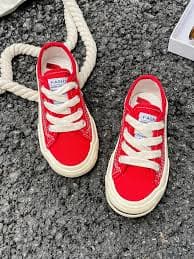 OPOEE White Cloth Shoes Children's Mid-Top Sneakers For Boys & Girls, Spring & Autumn Korean Version Simple Style Casual Lace-Up Athletic Shoes, Classic Low-Top Canvas Shoes All-Match Casual Sports Skateboard Kids' Shoes |