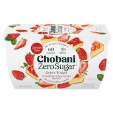 Chobani Strawberry Zero Sugar Greek Yogurt