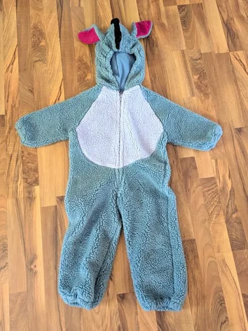 Eeyore Disney Store Winnie The Pooh Halloween Costume Child 4-6t Fuzzy