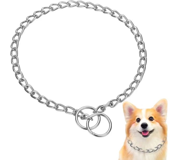 Unique Bargains Dog Chokers Collar Chokers Chain