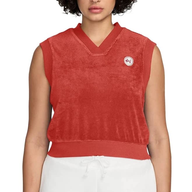 Nike Women's Chill Terry V-Neck Tank Top