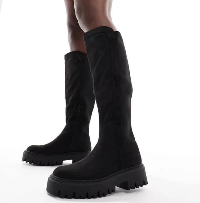 SEQWL Stella Chunky Knee Boots
