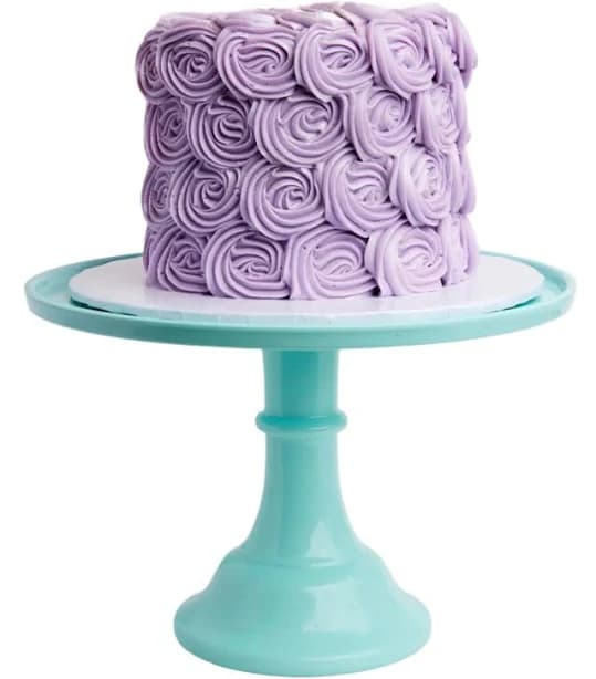 Solid Color Rosette Cake