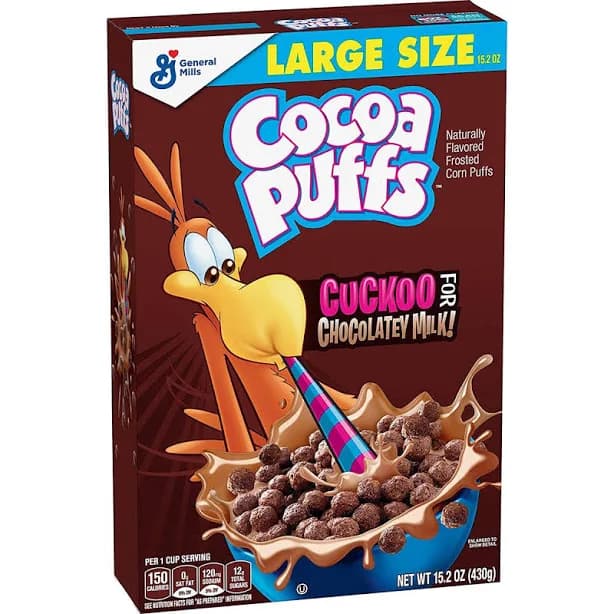 General Mills Cocoa Puffs Cereal LG 15.2