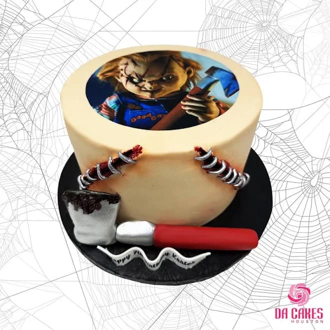 Halloween Chucky Cake