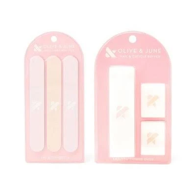 Olive & June Nail File + Buffer Pack Grooming Set