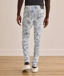 Purple Brand P001 Grunge Print Skinny Jeans | Jeans | Harry Rosen