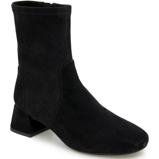 Gentle Souls Women's Elbert Block Heel Suede Ankle Boots