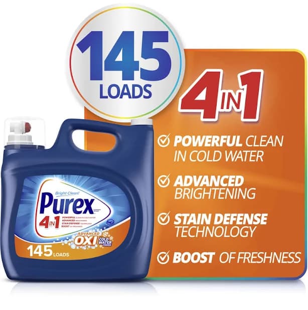 Purex 4-in-1 Oxi Concentrated Liquid Laundry Detergent
