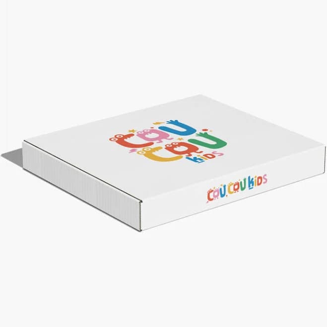Custom Logo Flat Shipping Boxes | No Min. Qty | 12.5" x 3" x 17.625" | VistaPrint | Design: Gray, Modern & Simple, Elegant, Styles & Themes, Industry