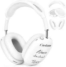 Amazon.com: Custom Silicone Case for AirPods Max with Name Initial,Personalized Monogram Anti-Scratch Ear Pad/Ear Cups/Headband Cover for Apple AirPod Max : Electronics