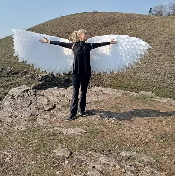 White Angel Wings