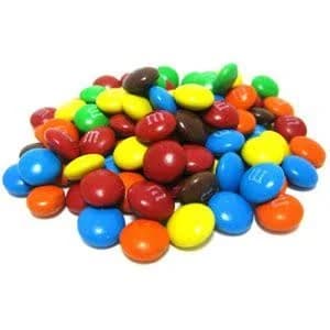 M&M Milk Mini Bits 25 lb Bag - 1 case (1 bag)