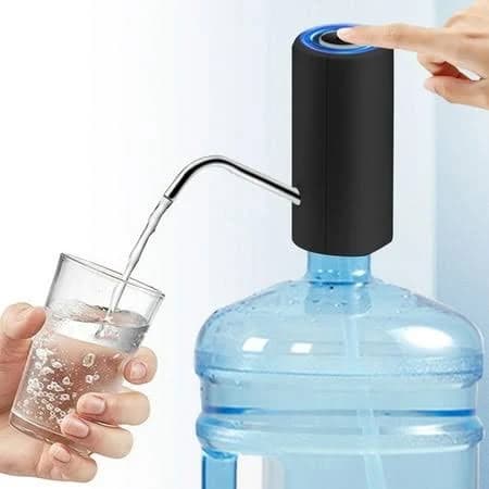 Usb Rechargeable Automatic Water Bottle Pump Dispenser | Portable Electric Drinking Water Dispenser with Fast Flow | 500mAh Battery for Camping &
