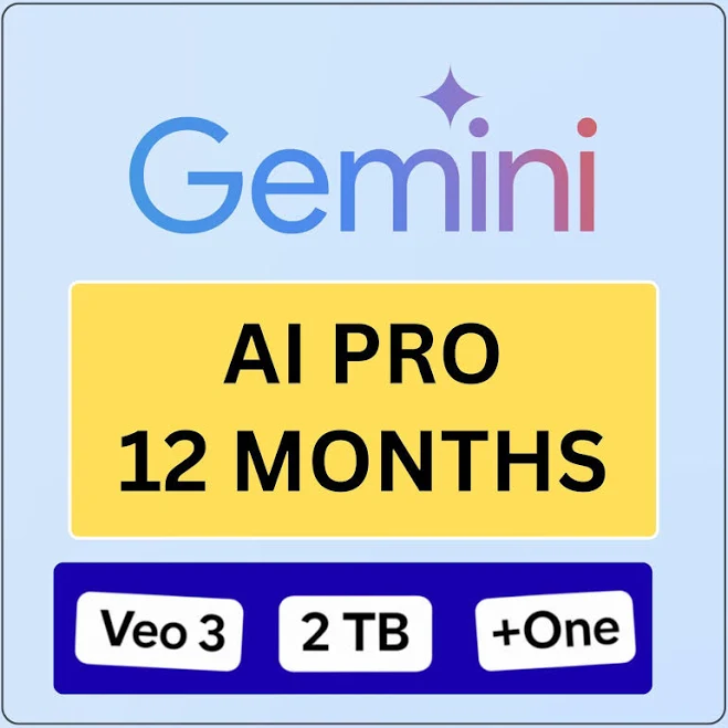 Google Gemini 3 | 12 Month Account - Full Bundle