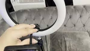 Amazon.com: Blackmore 10 inch LED Ring Light Selfie Stick with Extendable Tripod Stand & Phone Holder for Livestream/Makeup/TikTok : Cell Phones & Accessories