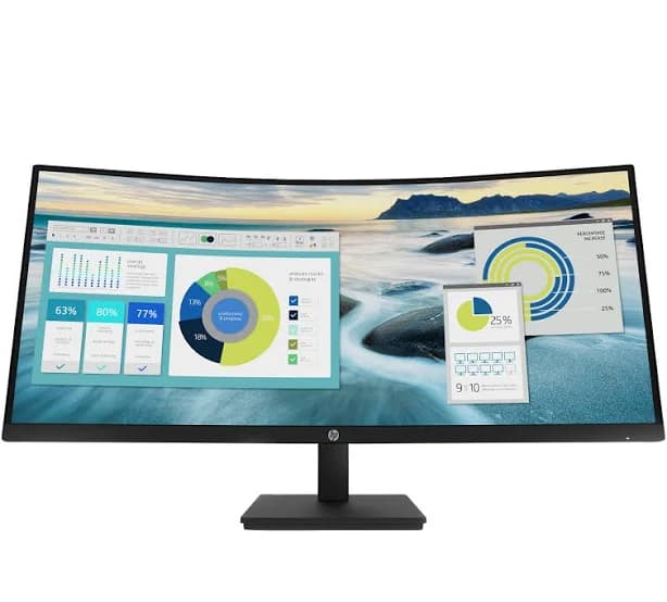 HP P34hc G4 34" WQHD Curved Monitor