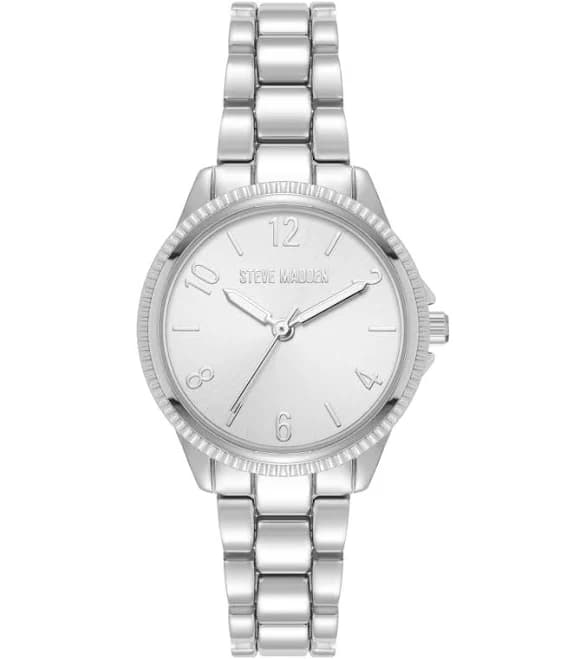 Steve Madden Women's Everyday Alloy Metal Quartz Watch