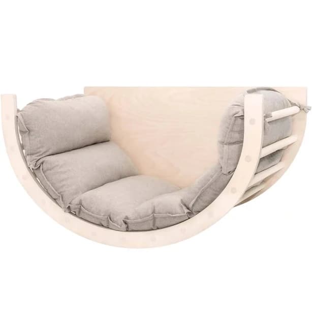FitWood Climbing Arch & Rocker Toddler Play Gym